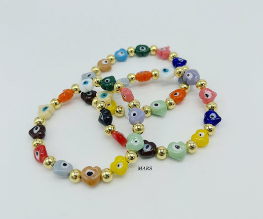 Heart evil eye