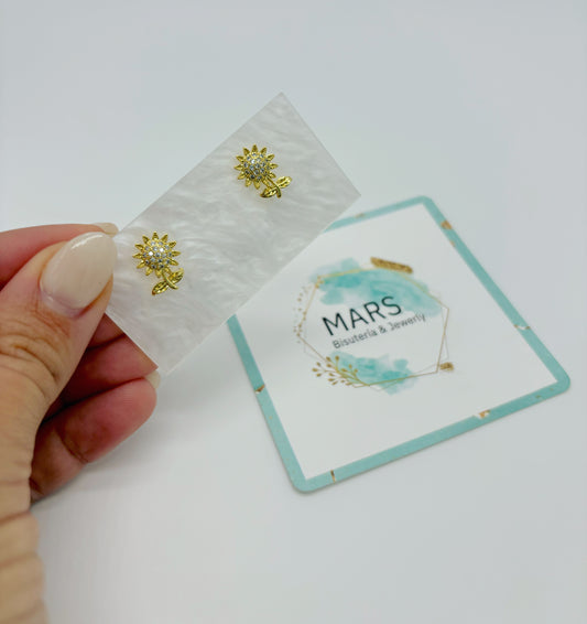 Sun flower studs