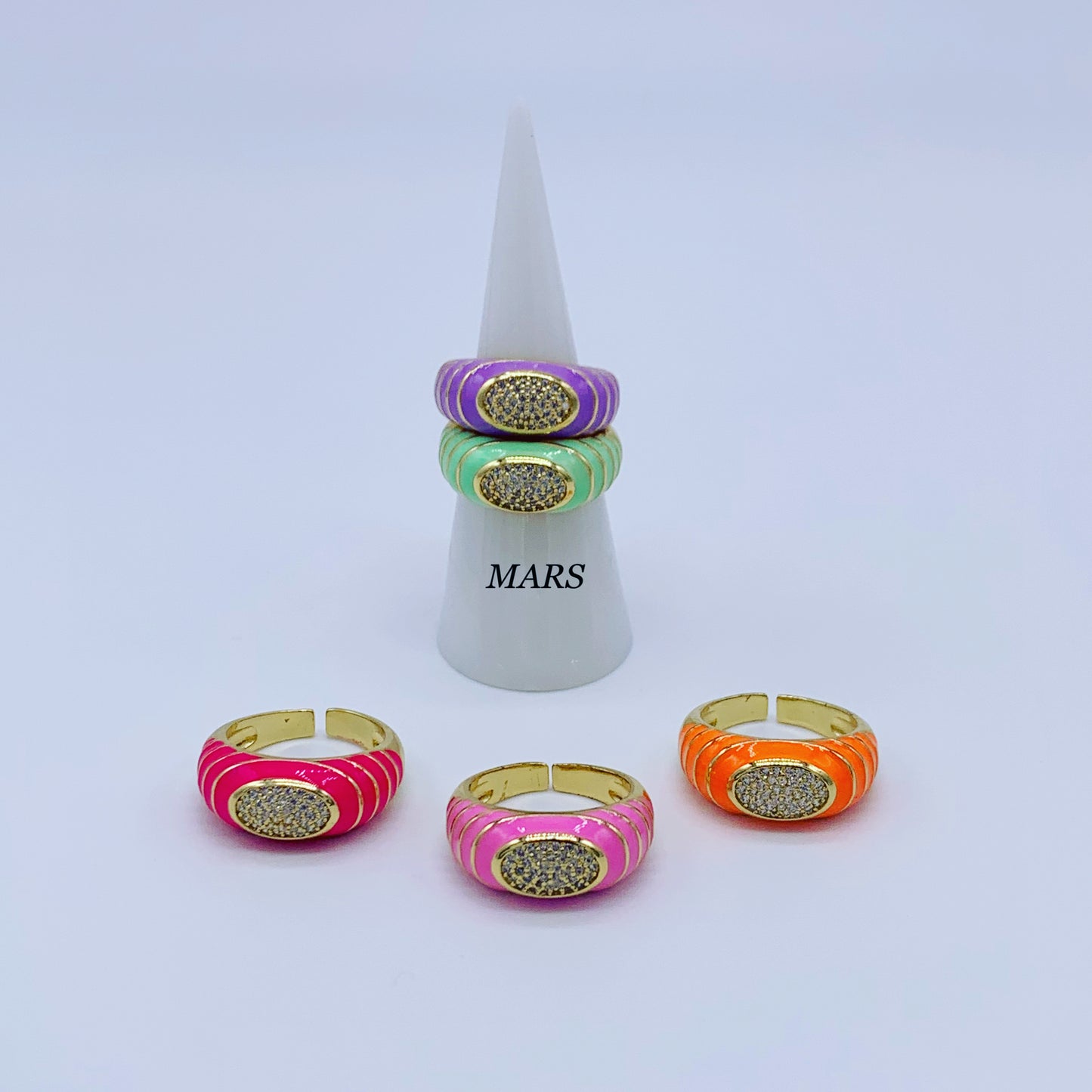 Rainbow rings
